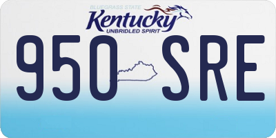 KY license plate 950SRE