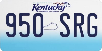 KY license plate 950SRG
