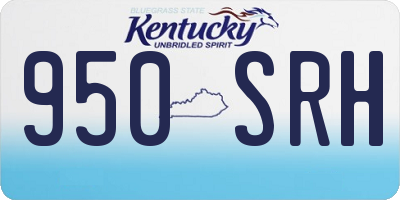 KY license plate 950SRH