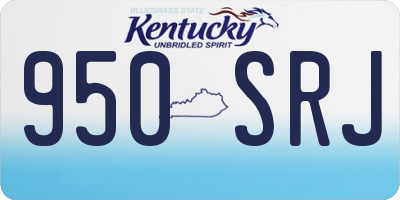 KY license plate 950SRJ