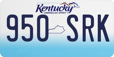 KY license plate 950SRK