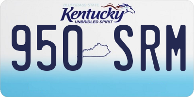 KY license plate 950SRM