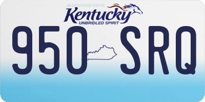 KY license plate 950SRQ