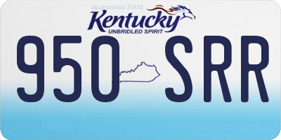 KY license plate 950SRR