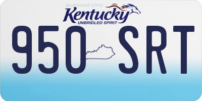 KY license plate 950SRT