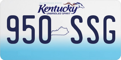 KY license plate 950SSG