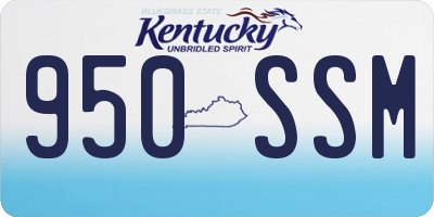 KY license plate 950SSM