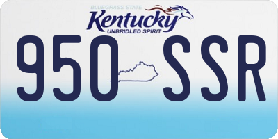 KY license plate 950SSR