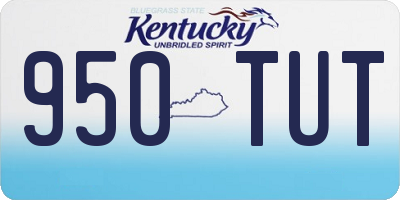 KY license plate 950TUT