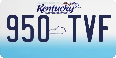 KY license plate 950TVF