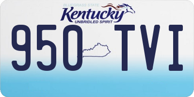 KY license plate 950TVI
