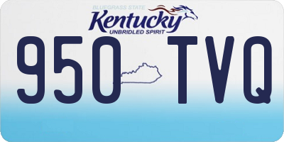 KY license plate 950TVQ