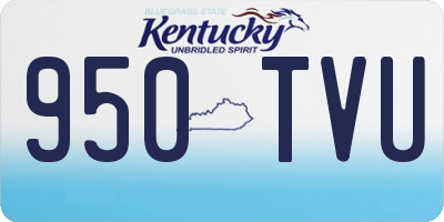 KY license plate 950TVU