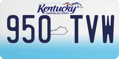KY license plate 950TVW