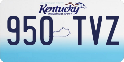 KY license plate 950TVZ
