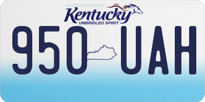 KY license plate 950UAH
