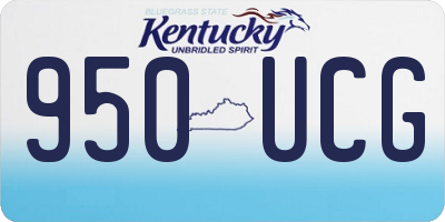 KY license plate 950UCG