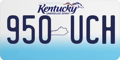 KY license plate 950UCH