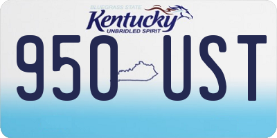 KY license plate 950UST