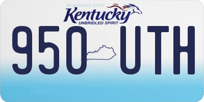 KY license plate 950UTH