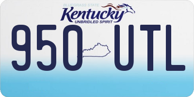 KY license plate 950UTL