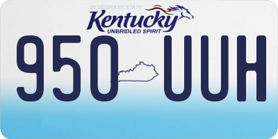KY license plate 950UUH