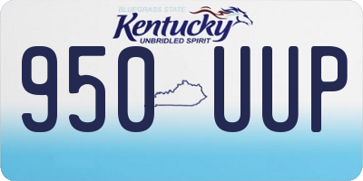 KY license plate 950UUP