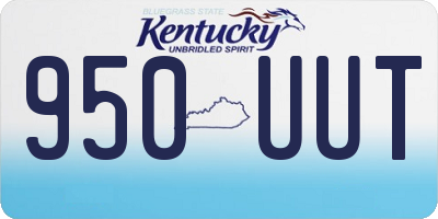 KY license plate 950UUT