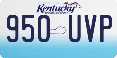 KY license plate 950UVP