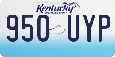 KY license plate 950UYP