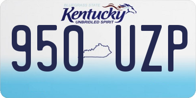 KY license plate 950UZP