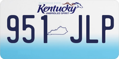 KY license plate 951JLP