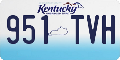 KY license plate 951TVH