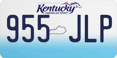KY license plate 955JLP