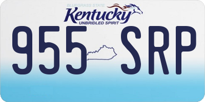 KY license plate 955SRP