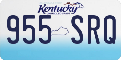 KY license plate 955SRQ