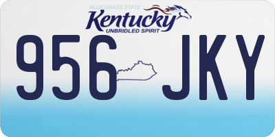 KY license plate 956JKY