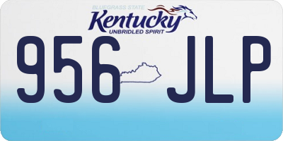 KY license plate 956JLP