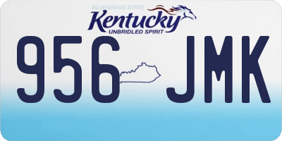 KY license plate 956JMK