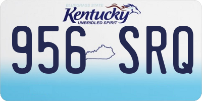 KY license plate 956SRQ