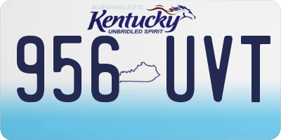 KY license plate 956UVT