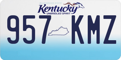 KY license plate 957KMZ