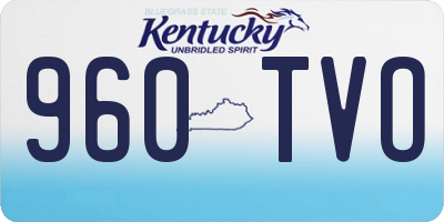 KY license plate 960TVO