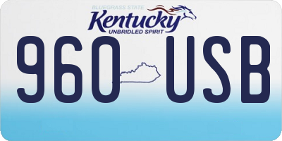KY license plate 960USB