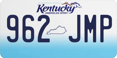 KY license plate 962JMP