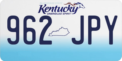 KY license plate 962JPY