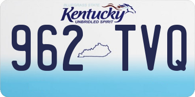 KY license plate 962TVQ