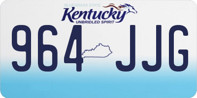KY license plate 964JJG