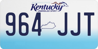 KY license plate 964JJT