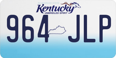 KY license plate 964JLP